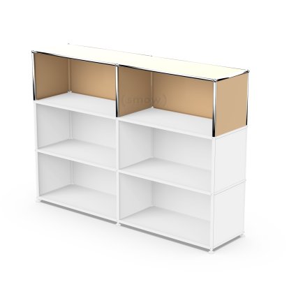 USM Haller Anbaupaket Vertikal 2, USM beige, 35 cm