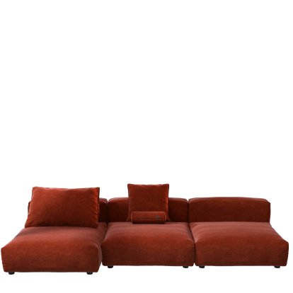 Vetsak Sofa Set 4, Suave - Saffron, Mit Kissen