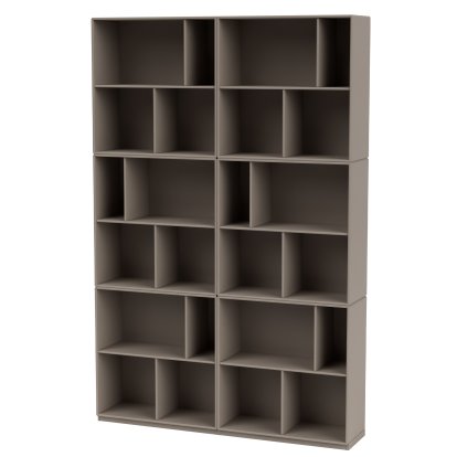 Read Regal, 139,2 cm, Truffle