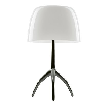 Lumiere 05 Piccola Tischleuchte, Mit Dimmer, Weiß