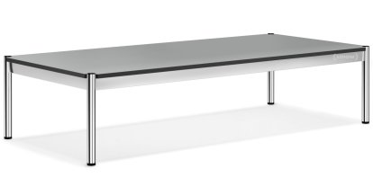 USM Haller Couchtisch, 150 x 75 cm, Linoleum, Ash