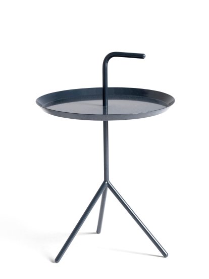 DLM - Don't Leave Me Beistelltisch, Ø 38 x H 58 cm, Deep blue - High gloss