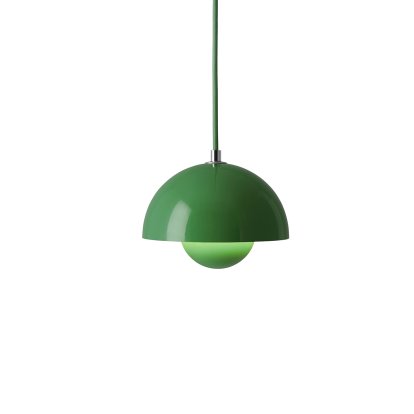 Flowerpot VP10 Pendelleuchte, Signal green