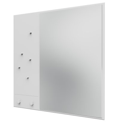 Memo Spiegel mit Memoboard, New White