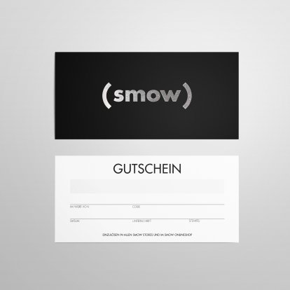 smow Geschenkgutschein, 50 EUR, Gutscheinkarte per Post, Deutsch