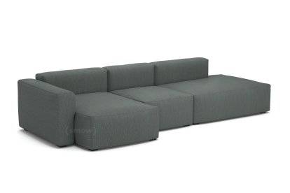 Mags Soft Sofa Kombination 4, Armlehne links, Steelcut Trio 153 - dunkelgrau