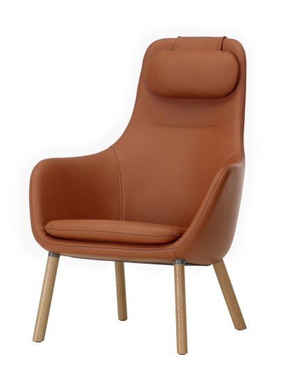 HAL Loungesessel, Leder Premium cognac, Ohne Ottoman