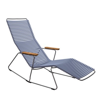 Click Liegestuhl kippbar, Pigeon blue