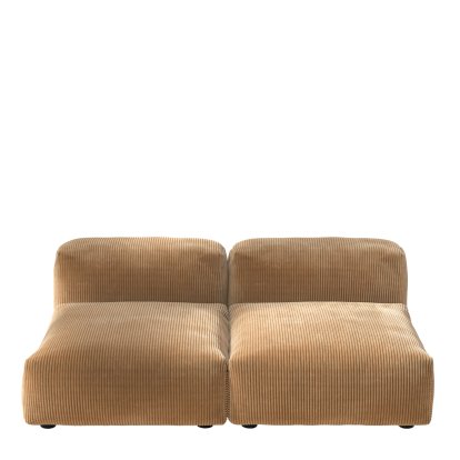 Vetsak Sofa Set 1, M, Cord velours - Camel, Ohne Kissen