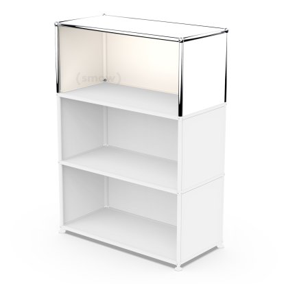 USM Haller Anbaupaket Vertikal 1, Reinweiß RAL 9010, 35 cm
