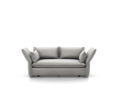 Mariposa Sofa, Zweisitzer (H80,5 x B140 x T101,5 cm), Iroko silbergrau