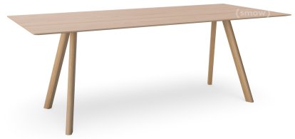 Copenhague Tisch CPH30, L 200 x B 90 x H 74, Eiche lackiert, Eichefurnier