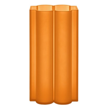 Okra Vase, 34 cm, Orange