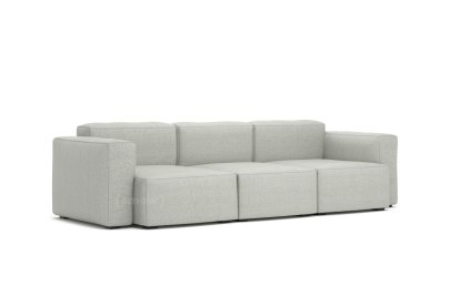 Mags Soft Sofa Kombination 1, 3 Sitzer, Hallingdal 110 - weiß/grau