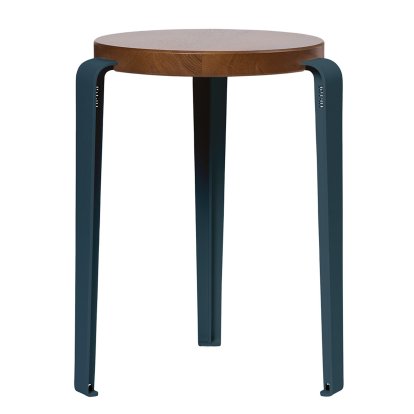 Lou Hocker, Massivholz, Eiche gebeizt, Mitternachtsblau