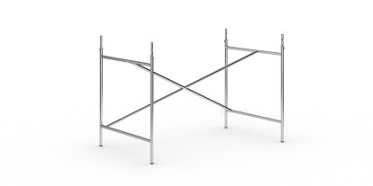 Eiermann 1 Tischgestell , Chrom, versetzt, 110 x 66 cm, Mit Verlängerung (Höhe 72-85 cm)