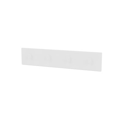 Coat Rack Hakenleiste, 4 Haken, New White