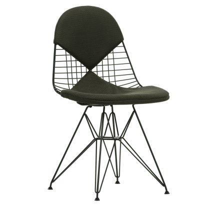Kissen für Wire Chair (DKR/DKW/DKX/DKL/LKR), Sitz- und Rückenkissen (Bikini), Apollo, Forest / schwarz