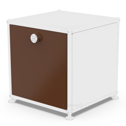USM Haller Klapptür für USM Haller Regale, 35 cm x 35 cm, USM braun, ohne Schloss