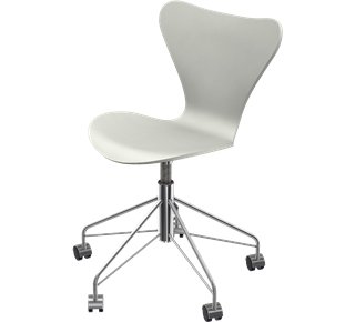 Serie 7 Drehstuhl 3117, Lack, Nine grey