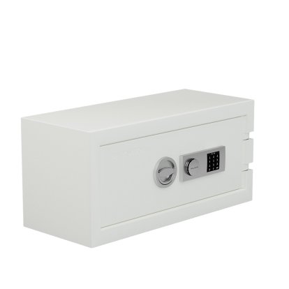 Balzsafe Connect Tresor für USM Haller Regale, 75 cm x 35 cm x 35 cm, Reinweiß RAL 9010, Elektronisches Zahlenkombinationsschloss mit Revisionsschlüssel