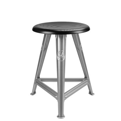 Rowac-Schemel Modell I - 50 cm, Esche schwarz, Naked steel