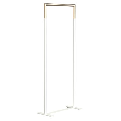 Bukto Kleiderständer, Weiß matt / gold gebürstet, 60 cm