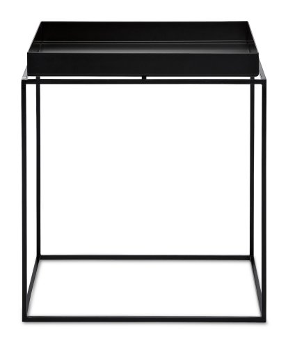 Tray Beistelltisch, H 40/44 x B 40 x T 40 cm, Black