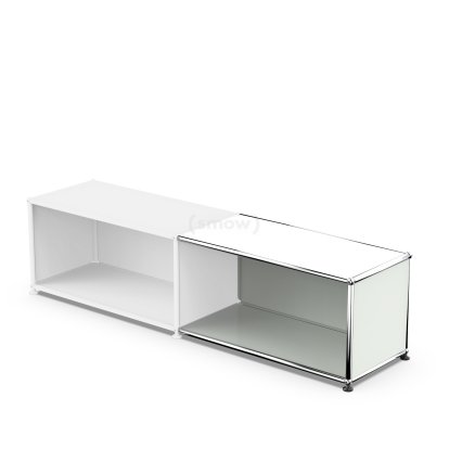 USM Haller Anbaupaket Horizontal 1, Lichtgrau RAL 7035, 35 cm