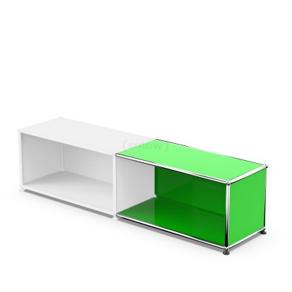 USM Haller Anbaupaket Horizontal 1, USM grün, 35 cm