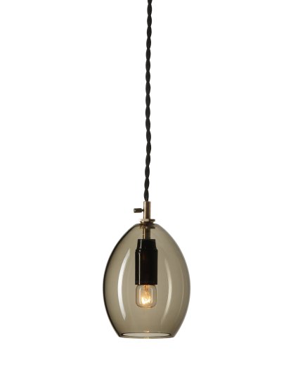 Unika Pendelleuchte, Small (H 13,6 x Ø 10,5 cm), Grau