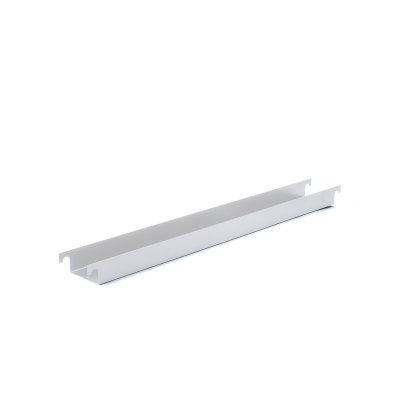 Kabelrinne für Eiermann Tischgestelle, Für Tischgestell 100 cm (Eiermann 2), Silber