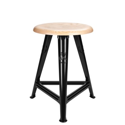 Rowac-Schemel Modell I - 50 cm, Esche, Schwarz glänzend