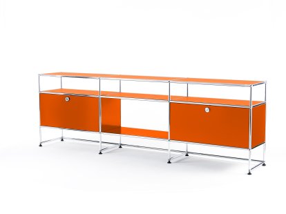 USM Haller TV-Board XL, Reinorange RAL 2004