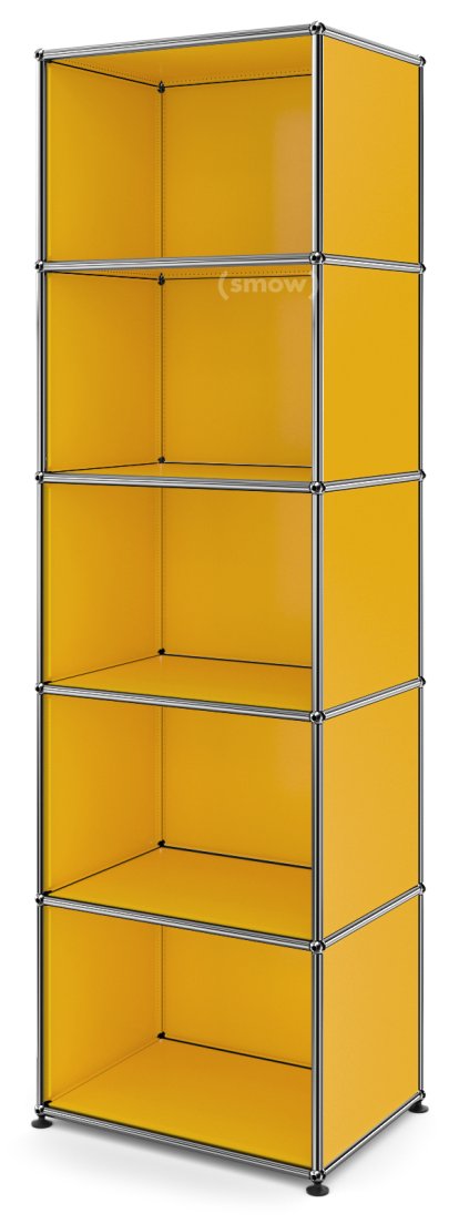 USM Haller Bücherregal 50, Offen, Goldgelb RAL 1004