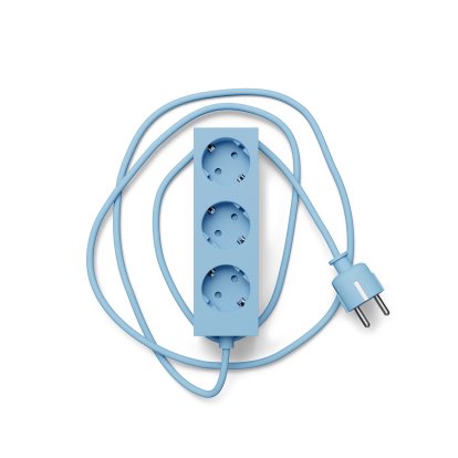 Power Bar / Power Beam Steckdosenleiste, 3 Steckdosen, Powder blue, 5 m