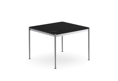 USM Haller Tisch, 100 x 100 cm, Fenix, Nero - Schwarz