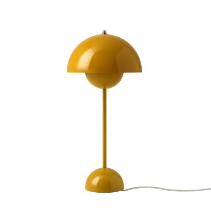 Flowerpot VP3 Tischleuchte, Mustard