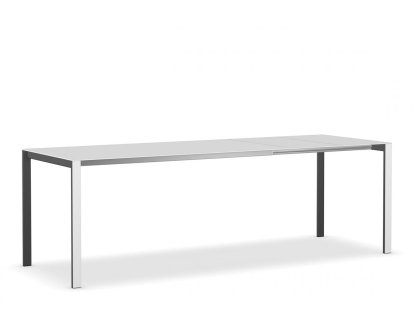 Thin-K Esstisch, Weiß, Schwarz