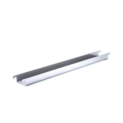 Kabelrinne für Eiermann Tischgestelle, Für Tischgestell 110 cm (Eiermann 1), Chromoptik