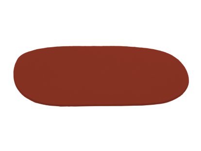 Sitzauflage für Panton Chair, Ohne Polster, kenia rot