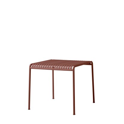 Palissade Tisch, Iron red, L 82,5 x B 90 cm