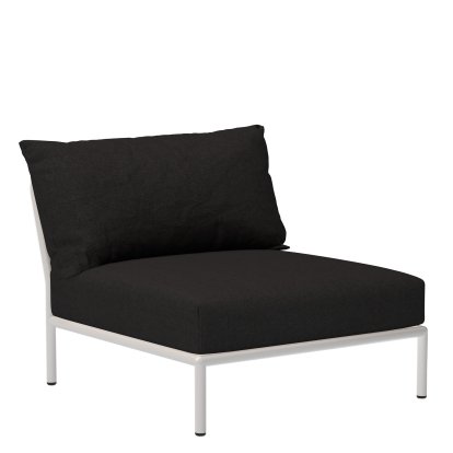 Level 2 Lounge Sessel, Muted White, Char