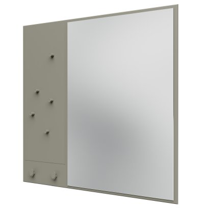 Memo Spiegel mit Memoboard, Fennel