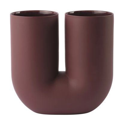 Kink Vase, Deep red