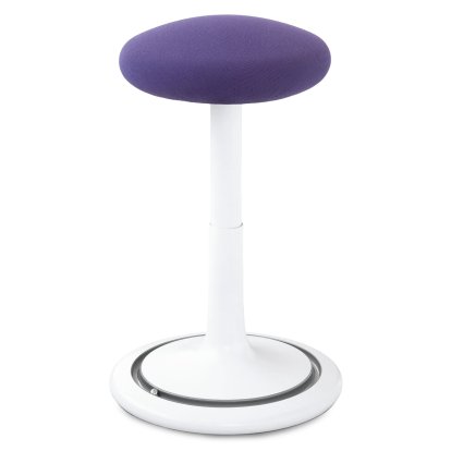 Ongo Classic Hocker, Tall, Gestrick lila