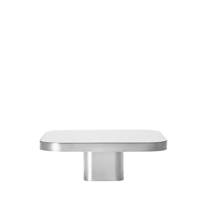 Bow Couchtisch, Aluminium, H 25 x B 70 x T 70