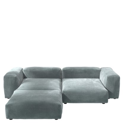 Vetsak Sofa Set 3, Cord velours - Mint, Ohne Kissen