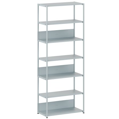 Unit Regal Stahl, 215 m , Offen, Blassblau
