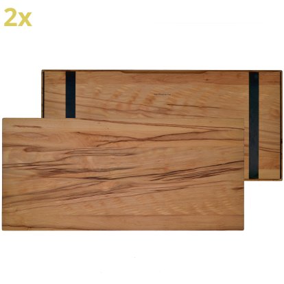 Holzauflage (2er Set) für USM Haller Regale, Größe L, 75 cm x 35 cm, Kernbuche